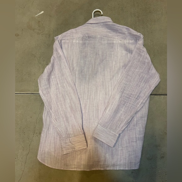 Joseph Abboud Cotton/Linen Blend Dress Shirt - Picture 2 of 5